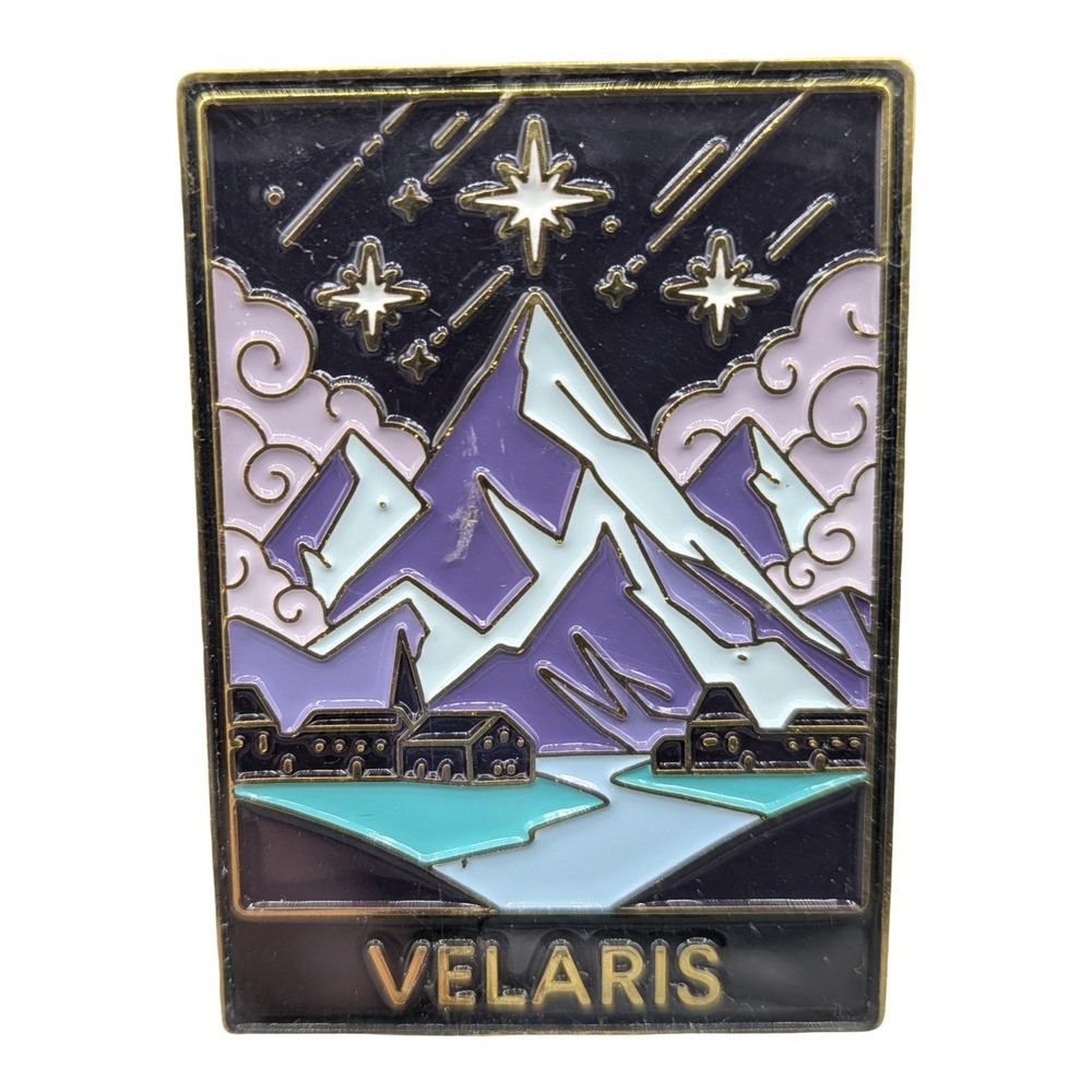 Kingdom of Threads Velaris ACOTAR Enamel Pin Sarah J Maas City of Starlight NEW